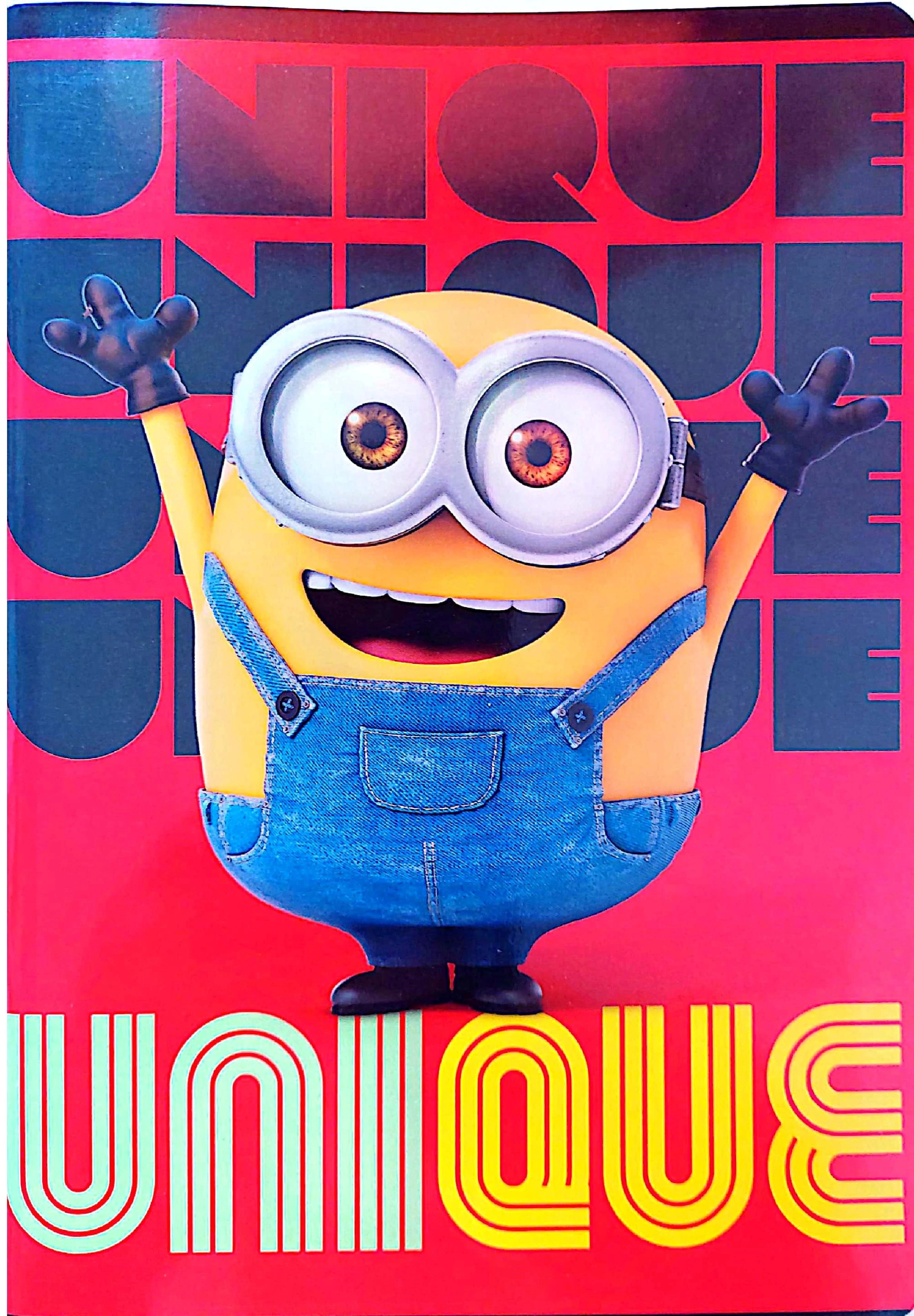 Minion vonalas füzet - A5 - 3. osztályos 60 lapos / 12-32 - Unique