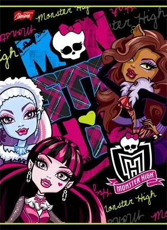 Monster High vonalas füzet - A5 - 1. osztályos - Korlátozott mennyiség!