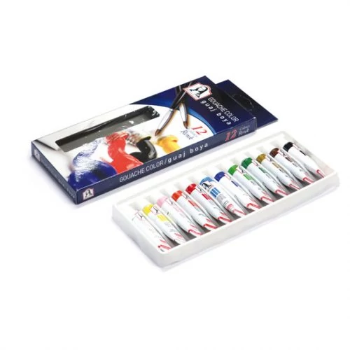 Tempera - Mona Lisa tubusos tempera - 12 szín - 12x12 ml