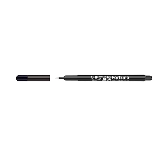 Alkoholos marker / filc - Fortuna OHP F - 0,8 mm - fekete
