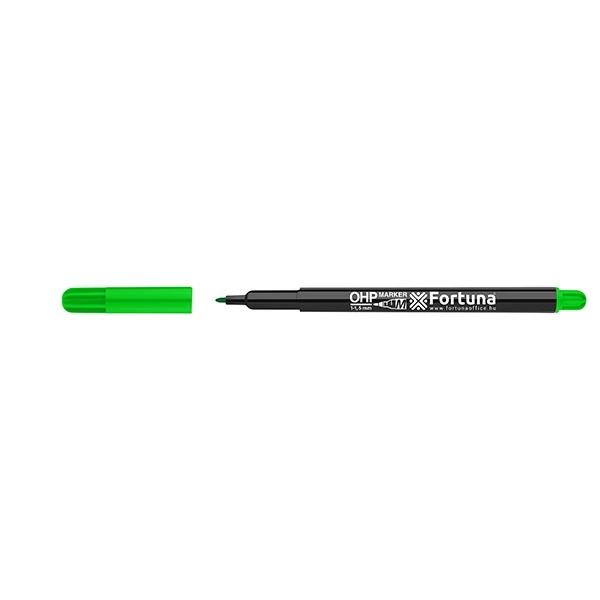 Alkoholos marker / filc - Fortuna OHP M - 1–1,5 mm - zöld