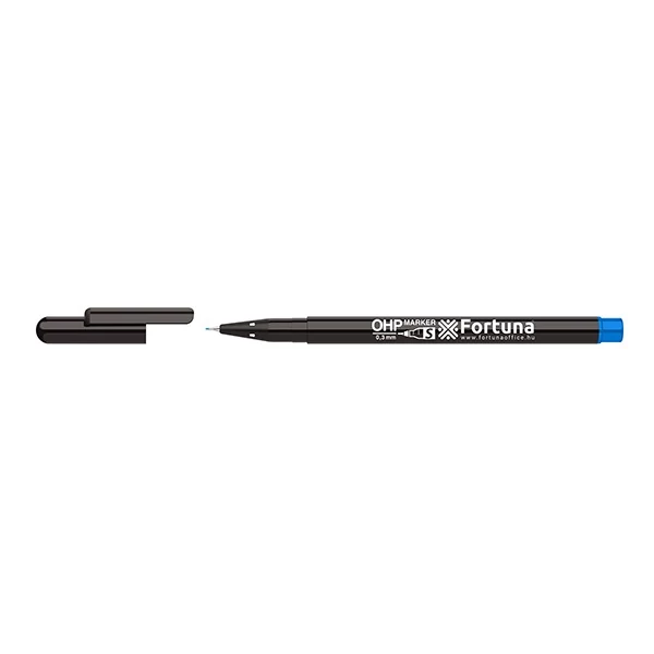 Alkoholos marker / filc - Fortuna OHP S - 0,3 mm - kék