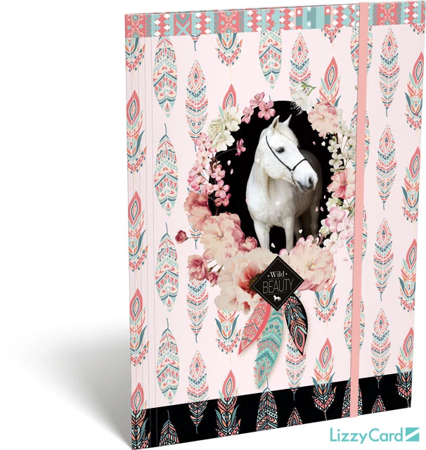 Lovas A4 gumis mappa - Wild beauty rose