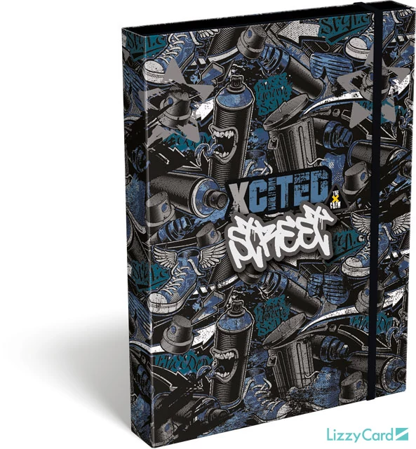 X-cited A4 füzetbox - Street