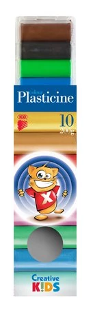 Gyurma, Creative Kids - színes - 200 gr 10 szín