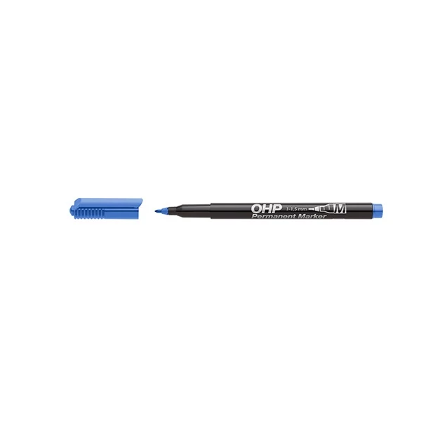 Alkoholos marker / filc - ICO OHP M - 1–1,5 mm - kék