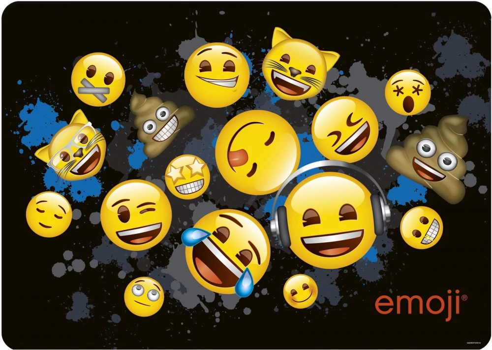 Asztali könyöklő - Emoji - Smiley füzetalátét
