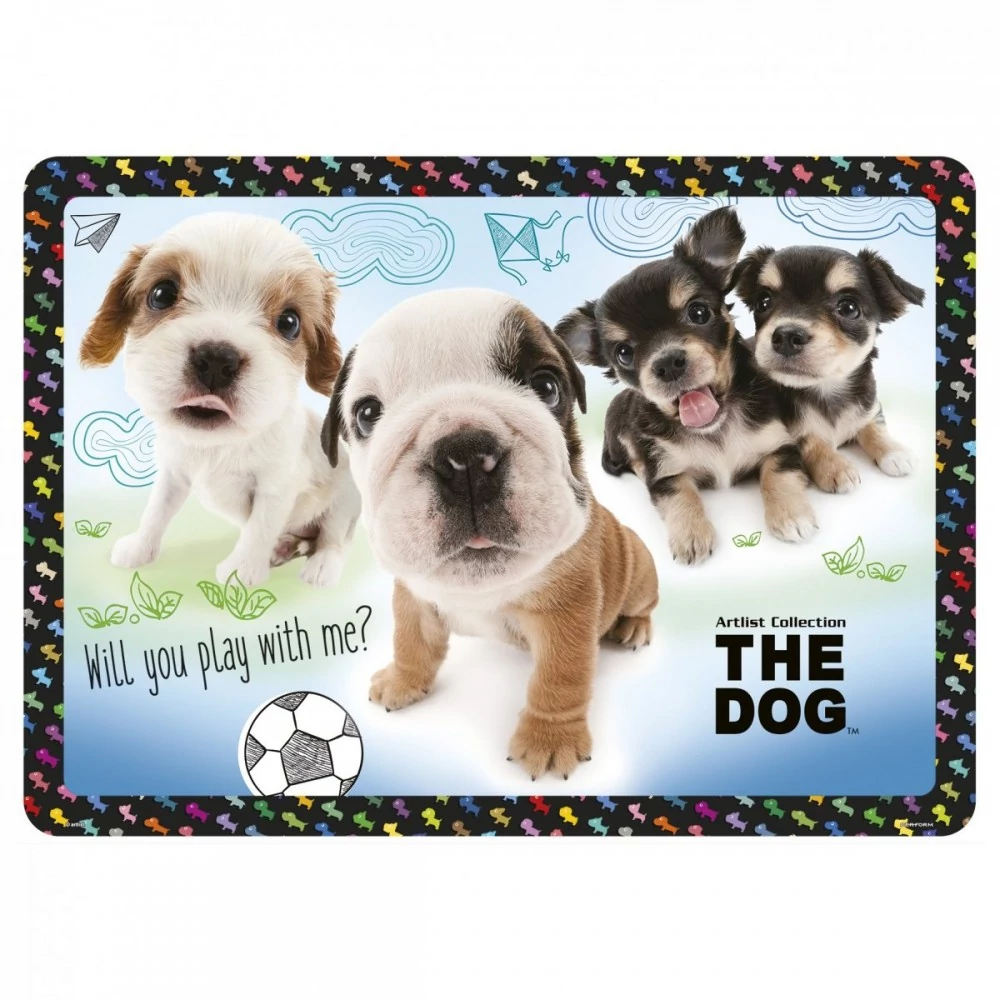 The Dog kutyás asztali füzetalátét könyöklő