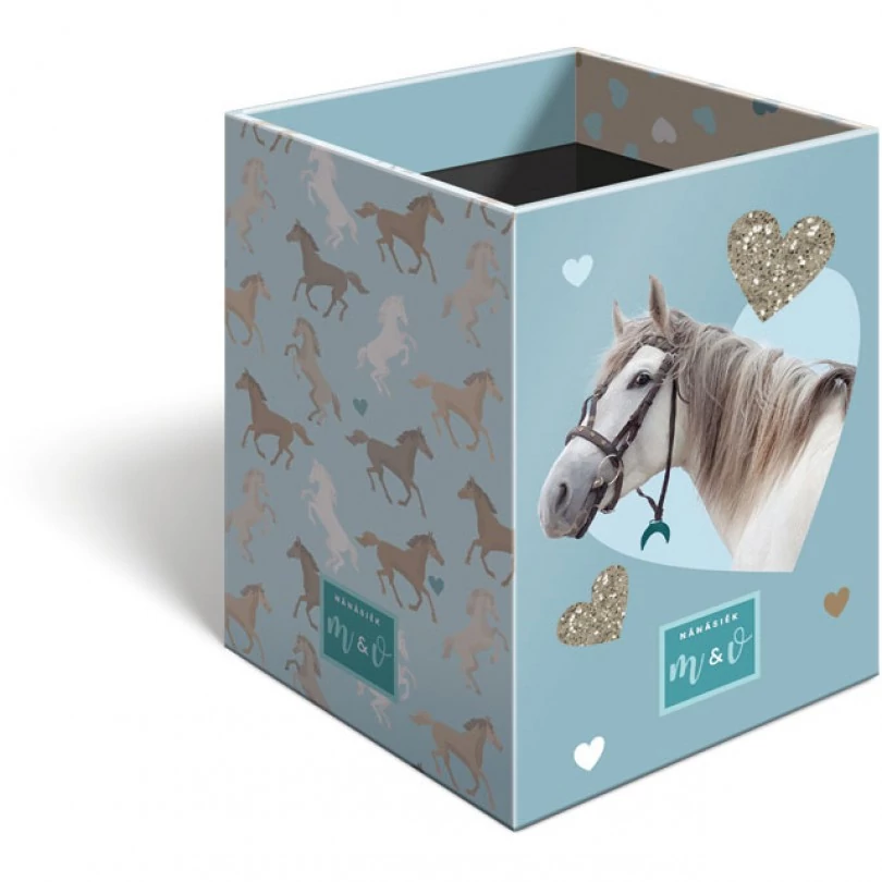 Lovas asztali ceruzatartó - Mici Horses írószertartó