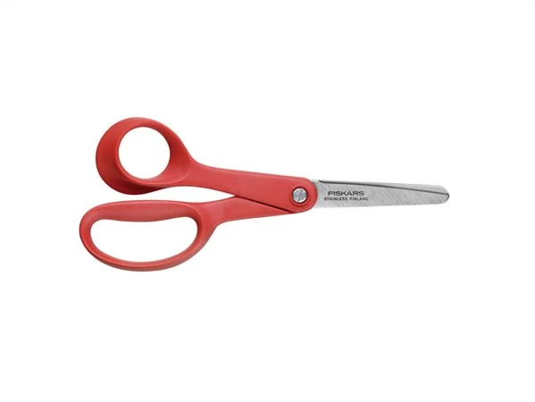 Iskolai olló - Fiskars First piros - 13 cm balkezes