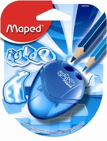 Kétlyukú tartályos hegyező  - Maped I-Gloo