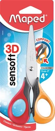 Iskolai olló - Maped SenSoft 3D - 13 cm - jobbkezes