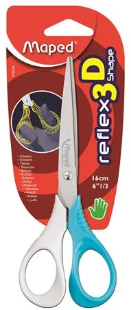 Iskolai és általános olló - Maped Shape 3D - 16 cm