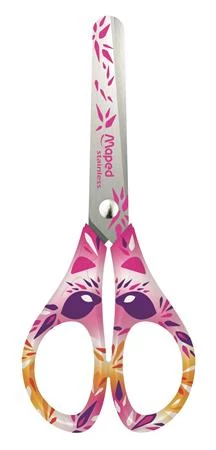 Iskolai / általános olló 13 cm - Maped Mini Cute állatos - rózsaszín