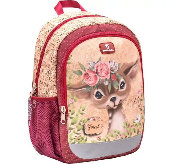 Belmil Kiddy Plus ovis táska / kirándulós hátizsák - Animal Forest Bambi