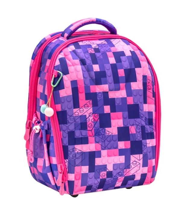 Belmil Sturdy merevfalú ergonómikus iskolatáska hátizsák - Build it Pink