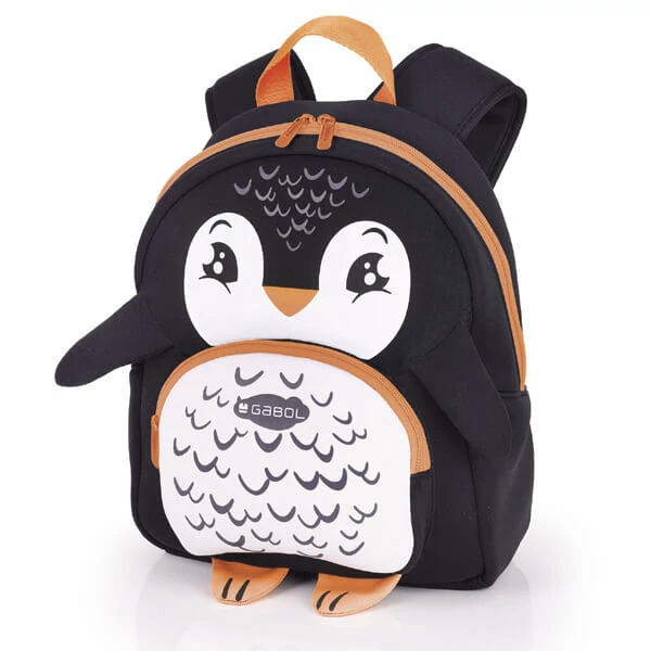 Gabol Infant Zoo Penguin ovis táska, kirándulós hátizsák - pingvin - 8 literes