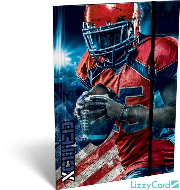 Amerikai focis A4 gumis mappa - X-cited Allstar