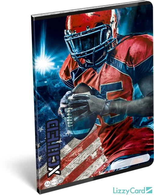 Amerikai focis sima füzet - A4 - 80-32 - X-cited Allstar