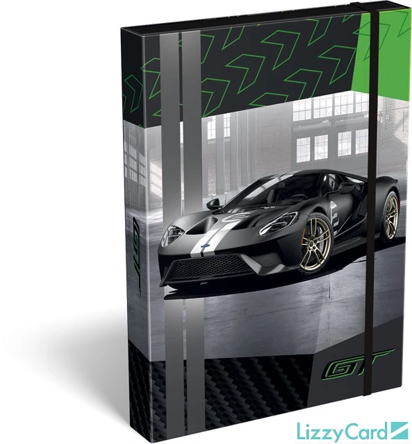 Ford GT A5 füzetbox - Sportautó 2020 zöld