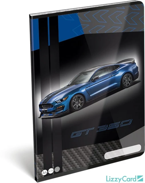 Ford Mustang Blue vonalas füzet - A4 - 81-32 - sportkocsis 2020