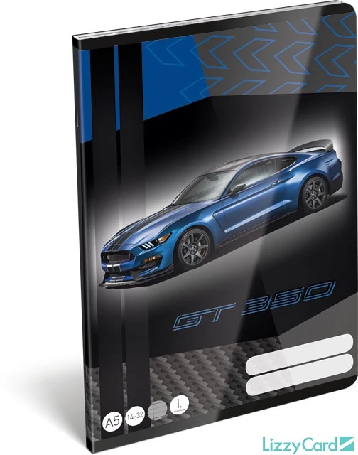 Ford Mustang Blue vonalas füzet 2020 - A5 - 1. osztályos / 14-32