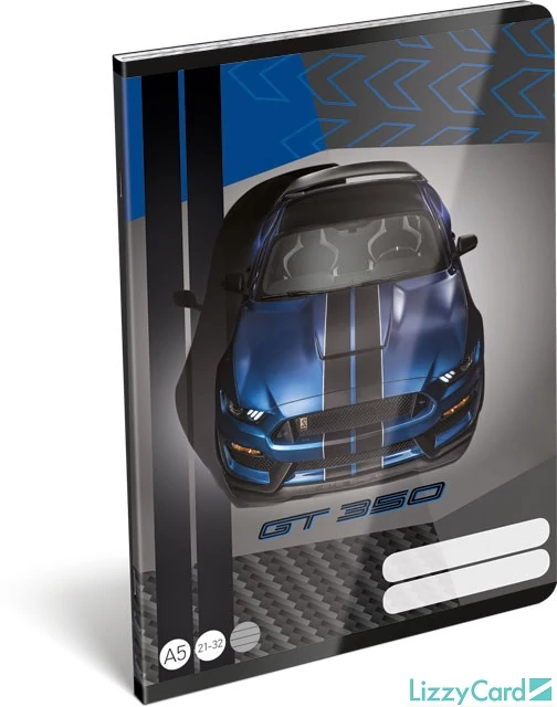 Ford Mustang Blue vonalas füzet 2020 - A5 - 4. osztálytól / 21-32