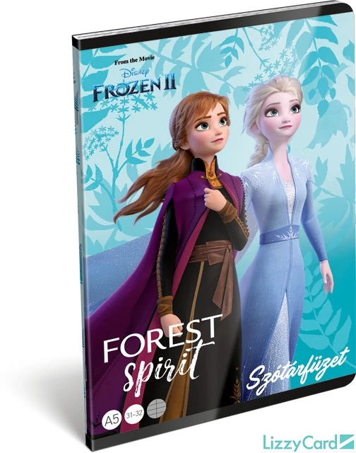 Jégvarázs szótár füzet - A5 - 31-32 - Frozen II Believe