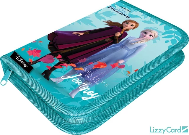Jégvarázs varrott klapnis üres tolltartó Frozen II