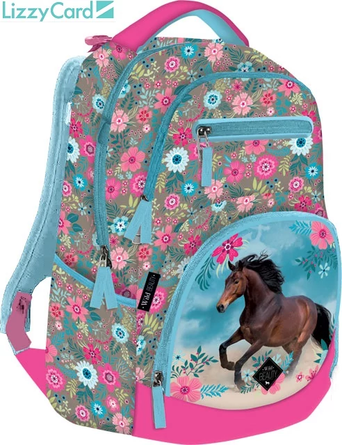 Lovas Active+ hátizsák - Wild Beauty Blue iskolatáska