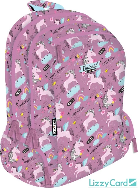 Unikornisos Teen+ hátizsák - Lollipop Uni-cool iskolatáska