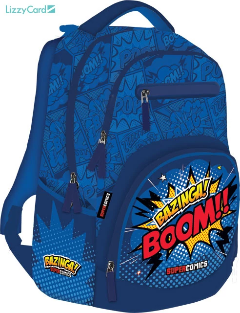 Bazinga Active+ hátizsák iskolatáska - Supercomics