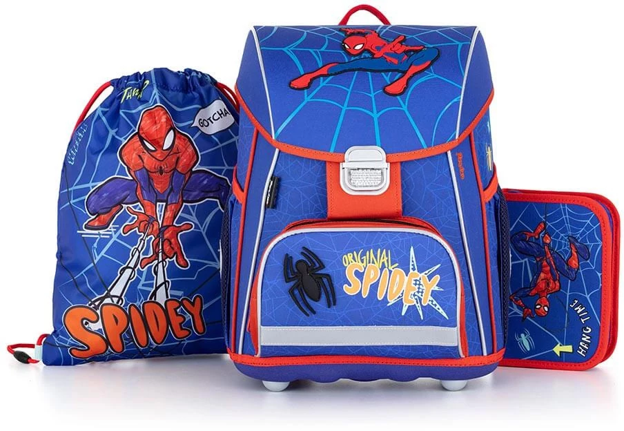 Pókember prémium merevfalú ergonómikus iskolatáska szett - Spidey 3 in 1