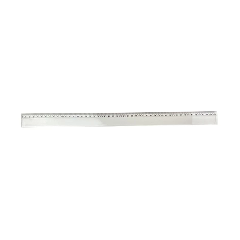 Műanyag vonalzó - 50 cm - átlátszó