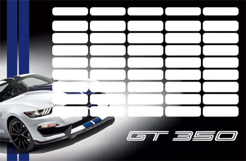 Sportkocsis órarend - kicsi - Ford Mustang