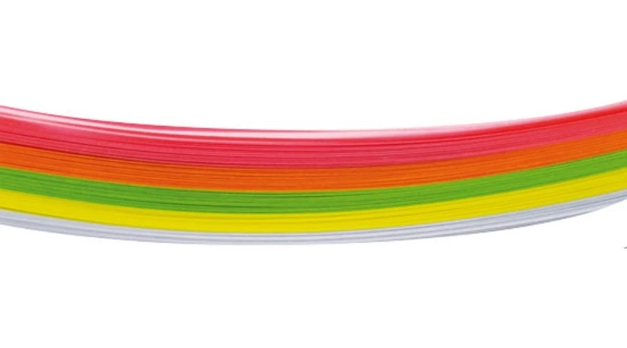 Quilling papírkészlet - Cre Art - 300 db - Élénk neon színek