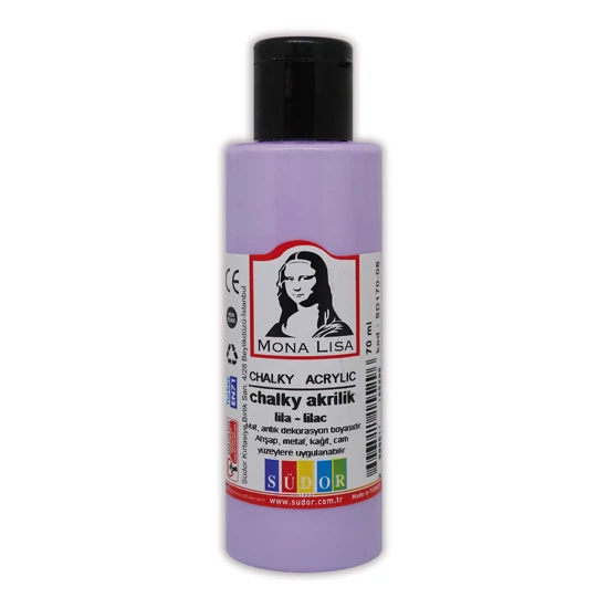 Mona Lisa krétafesték 70 ml - levendula - Chalky Akrillik