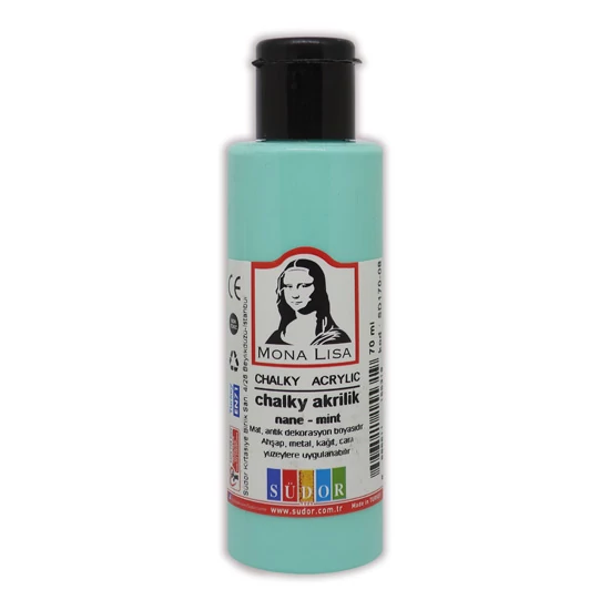 Mona Lisa krétafesték 70 ml - menta - Chalky Akrillik