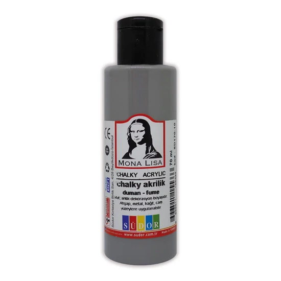 Mona Lisa krétafesték 70 ml - füst - Chalky Akrillik