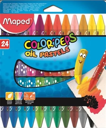 Maped Olajpasztell kréta - Maped Color Peps - 24 szín
