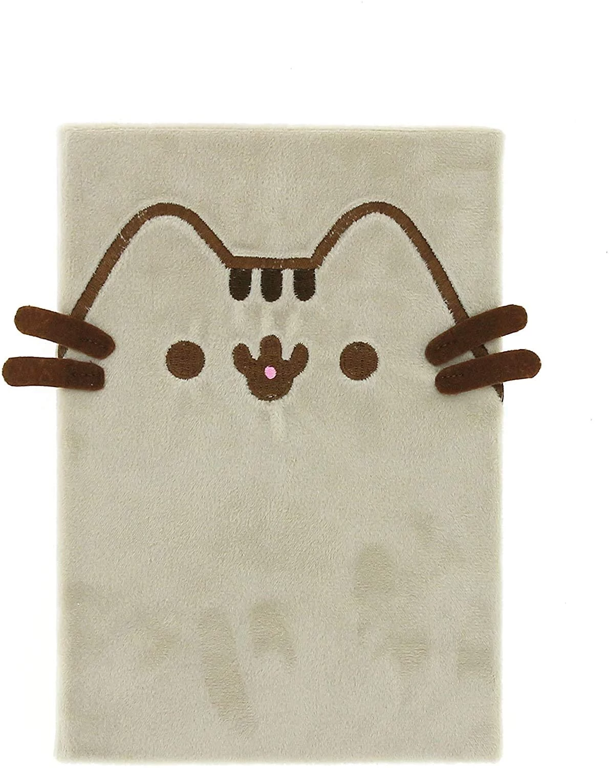 Pusheen cat napló plüss borítóval - A5 - Cicás vonalas notesz