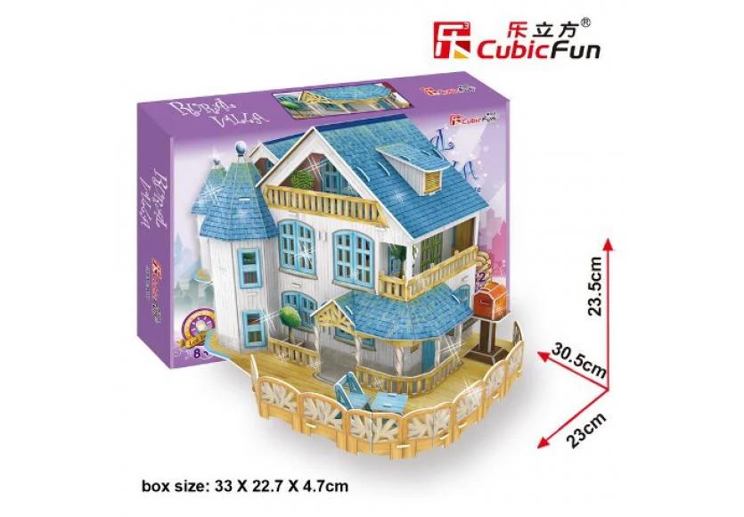 3D puzzle kirakó - Babaház