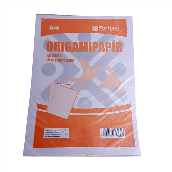 Origami lapok - A4 - 10 lap - Fortuna