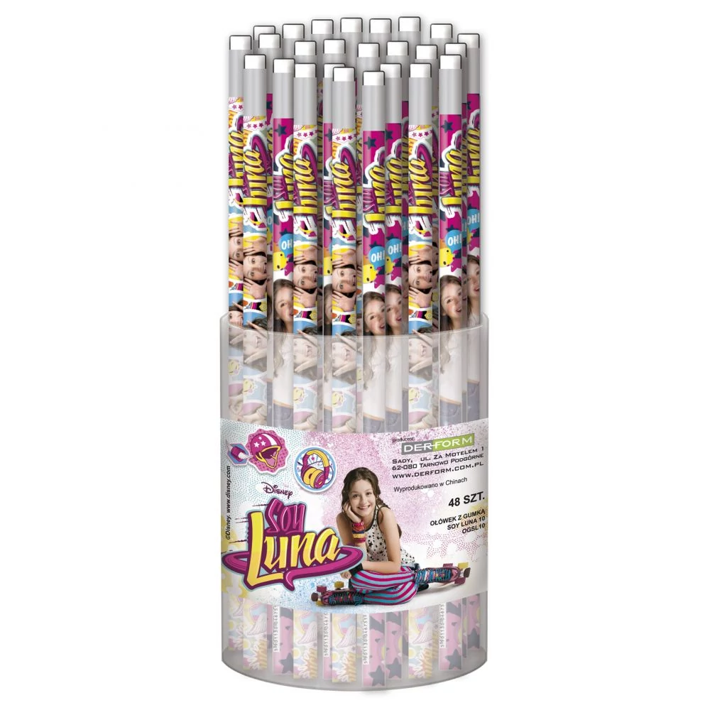 Soy Luna grafitceruza radírral - többféle