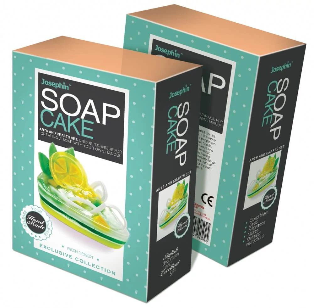Szappankészítő kreatív készlet - Citromos friss desszert - Soap cake