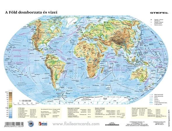 Tanulói munkalap - A Föld domborzata és vizei / A Föld országai