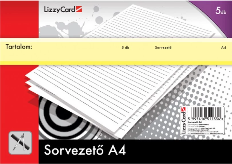 Sorvezető A4 - papír