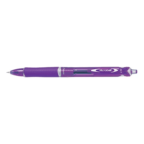 Pilot nyomógombos golyóstoll - Acroball Begreen Fine 0,7 mm - lila