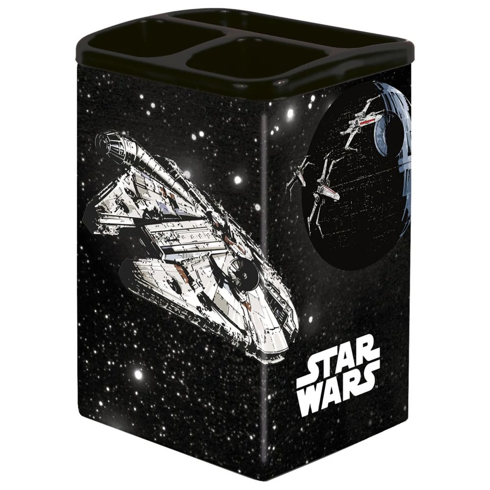 Asztali ceruzatartó - Star Wars fém, osztott írószertartó