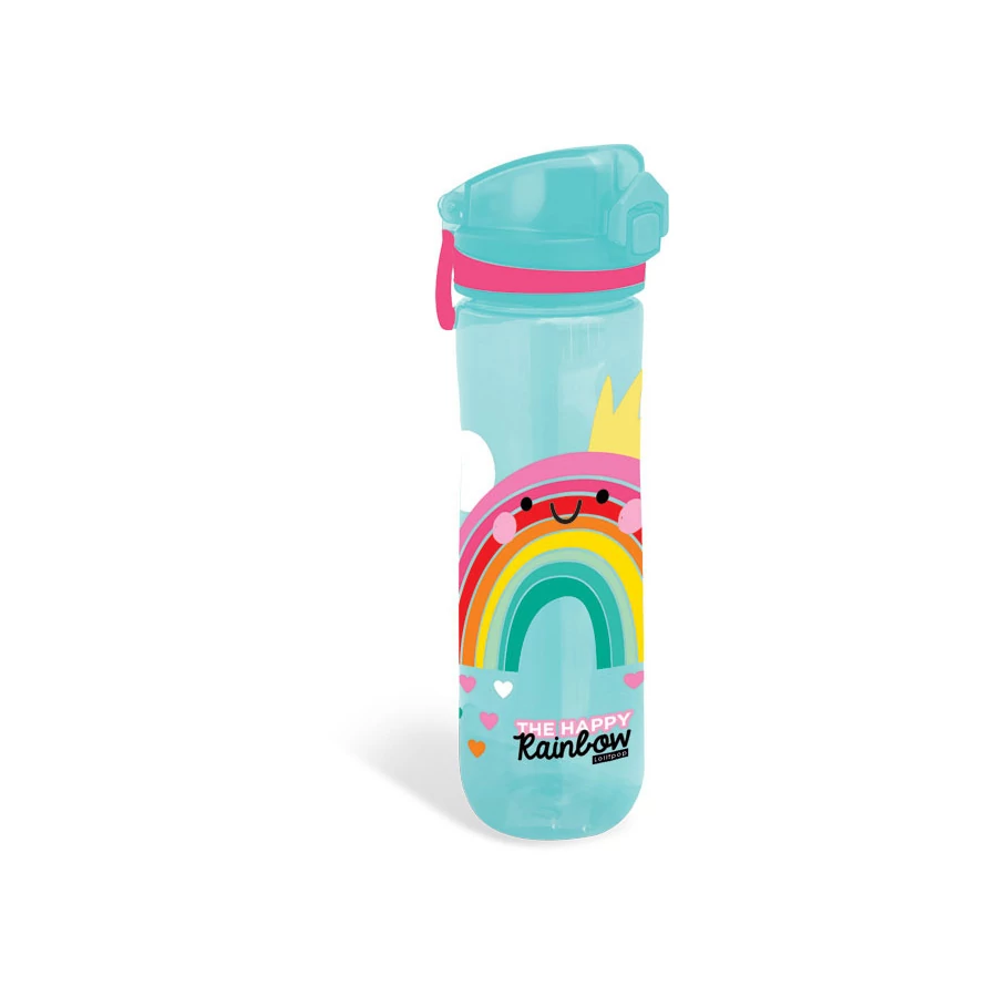 Szivárványos prémium kulacs - Lollipop Happy Rainbow 600 ml